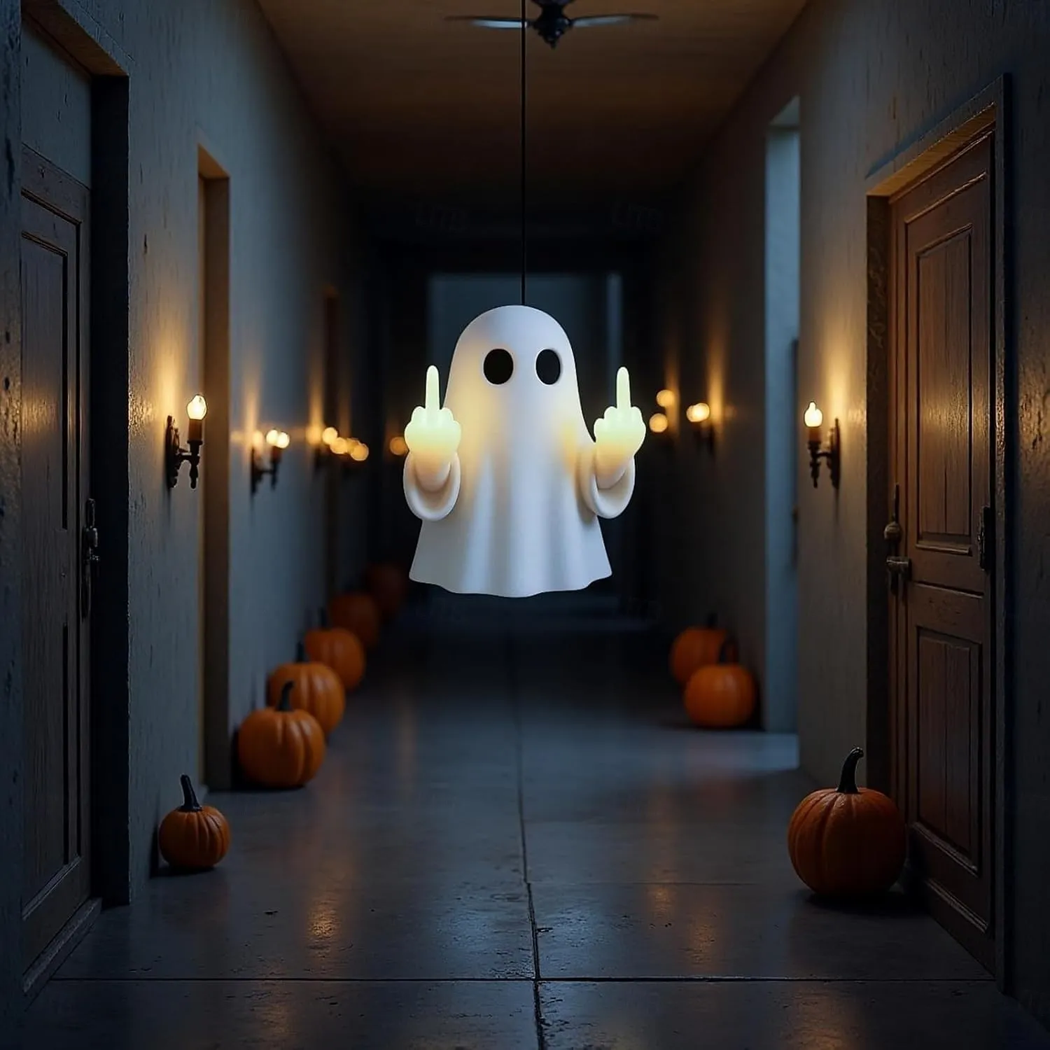 Halloween Ghost Finger Night Light Spooky Ghost Lamp Statue Cute Finger Night Light Ornaments Perfect for Indoor & Porch Halloween Decor 2026 - GBP £16.49 –P6